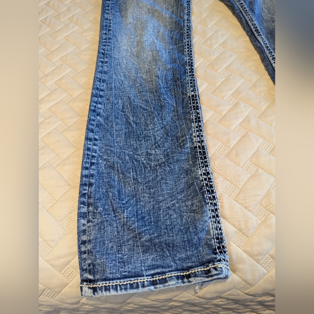 Salvage Supply Buckle Mayhem Boot Regular Fit Stretch Jean Sz. 29x32 - Picture 5 of 16